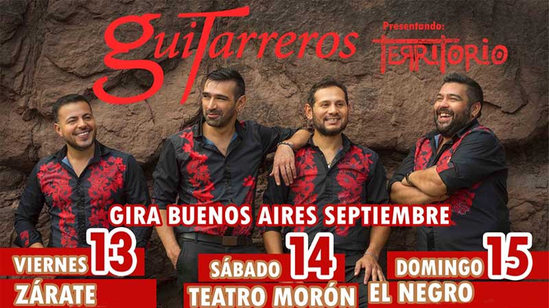 Guitarreros continúa su gira por Buenos Aires presentando "Territorio"