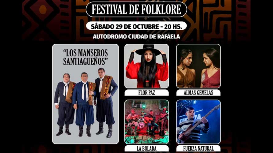 4ta edición del Festival de Folklore “Grito de mi pueblo” en Rafaela