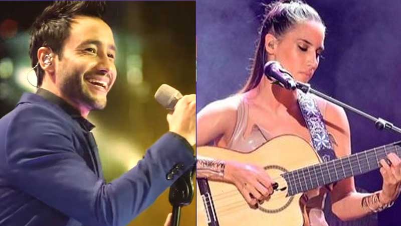 Luciano Pereyra e India Martinez en el teatro Colón