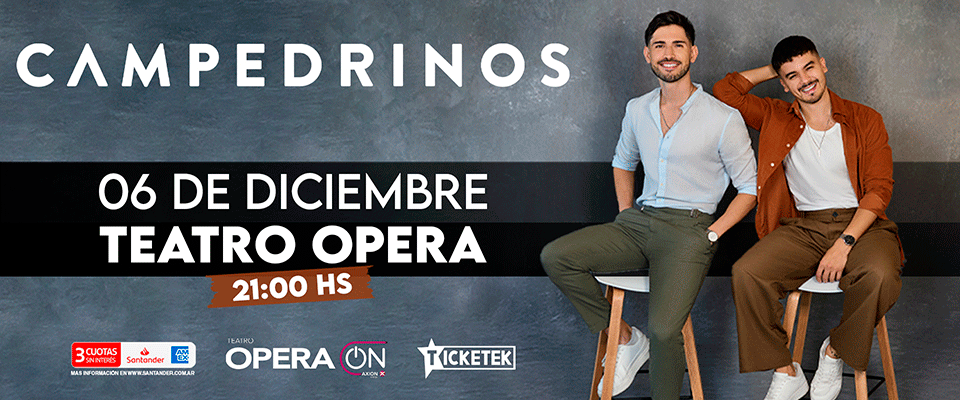 Campedrinos en el Teatro Ópera: folclore joven y festivalero